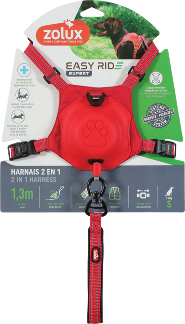 Easyride Harness Red, Small